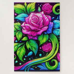 Puzzle Arte Rosa