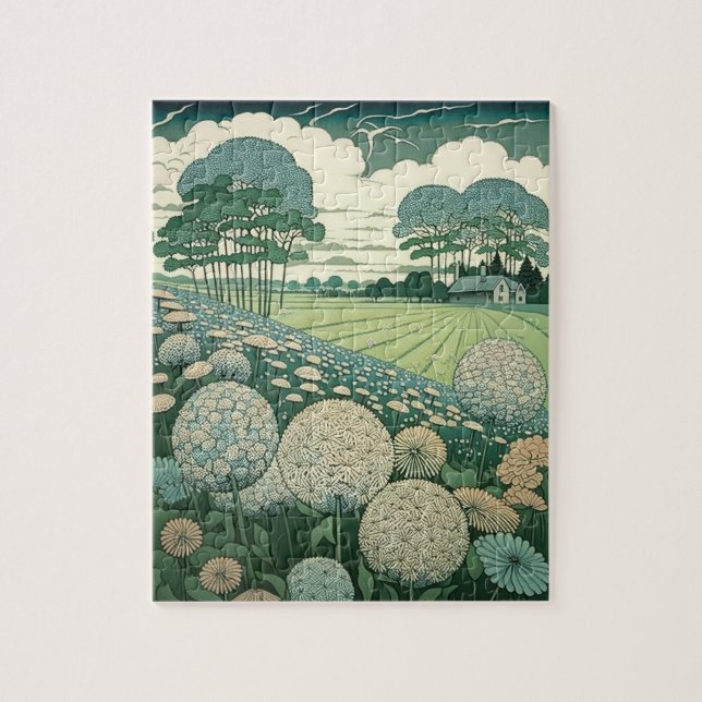 Puzzle Arte ruso de Dandelion (Vertical)