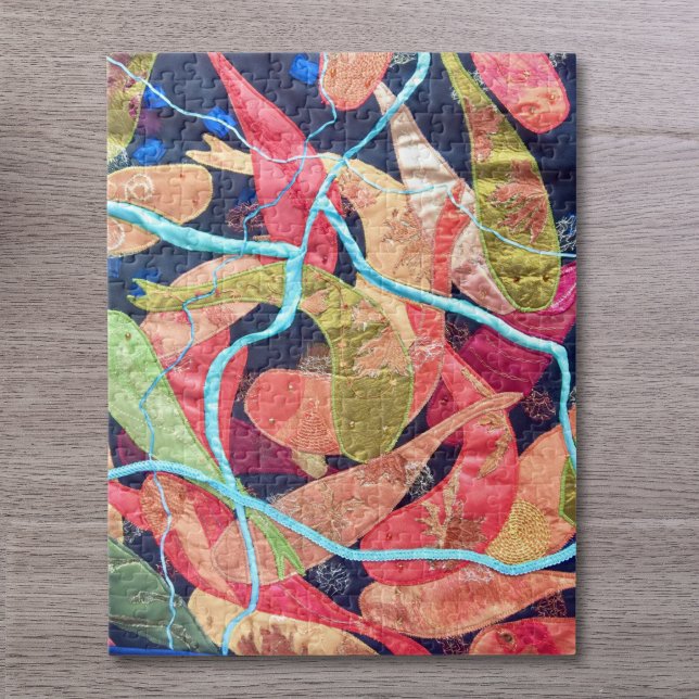 Puzzle Arte Textil de Peces Koi (Subido por el creador)