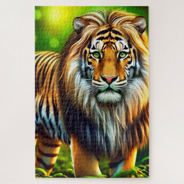 Puzzle Arte tigre (Vertical)