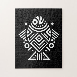 Puzzle Arte tribal geométrico vintage