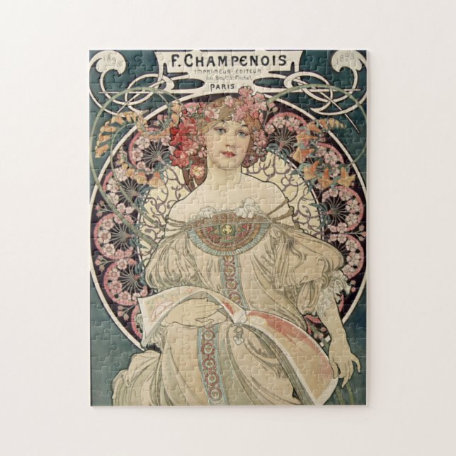 Puzzle Arte vintage de la artista Alphonse Mucha (Vertical)