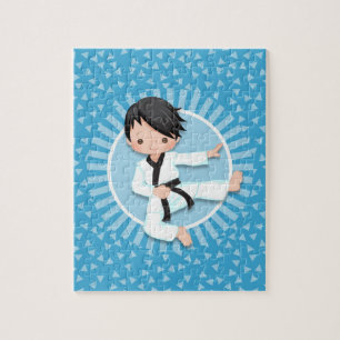 Puzzle Artes marciales del judo del muchacho del karate
