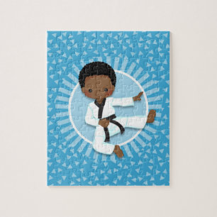 Puzzle Artes marciales del karate del judo afroamericano