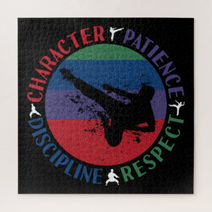 Puzzle Artes marciales - Valores básicos de karate