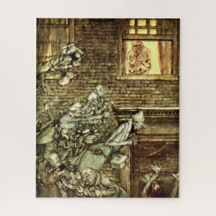 Puzzle Arthur Rackham - A Navidades Carol - Ghosts