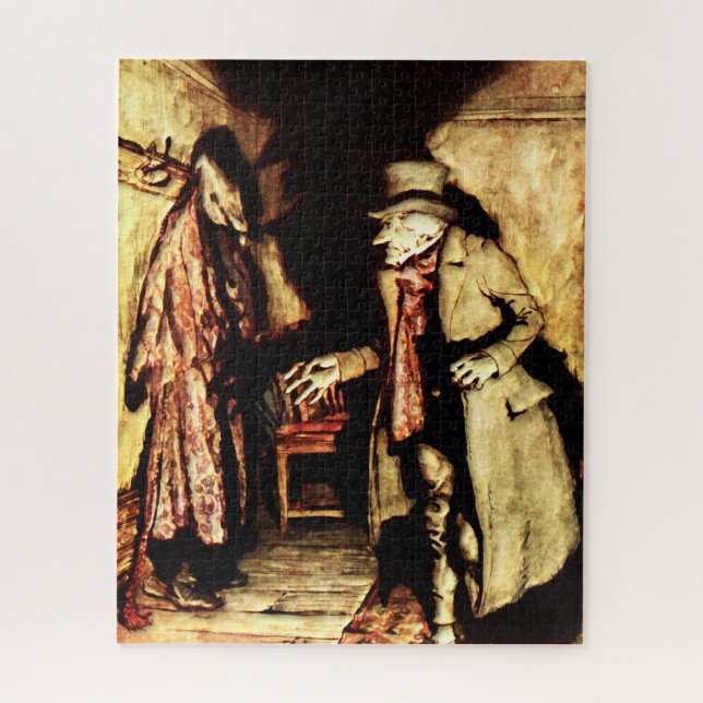 Puzzle Arthur Rackham - A Navidades Carol - Grumpy (Vertical)