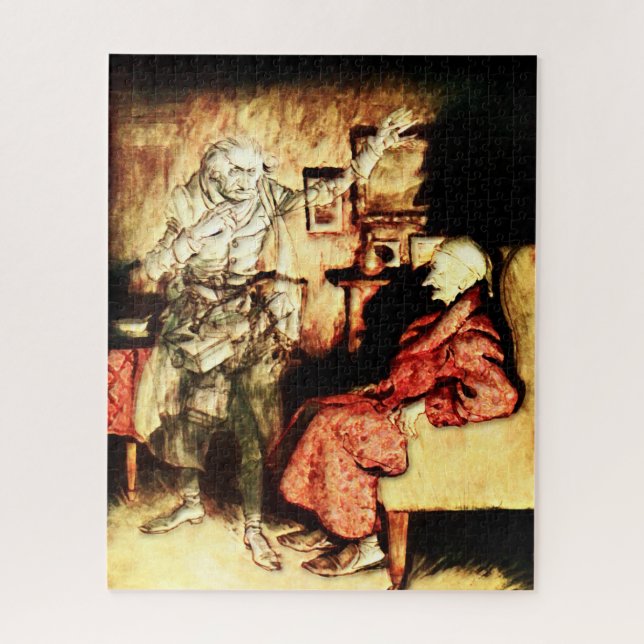 Puzzle Arthur Rackham - A Navidades Carol - Scrooge (Vertical)