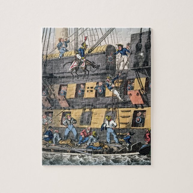 Puzzle Artillería o un infante de marina de caballo (Vertical)