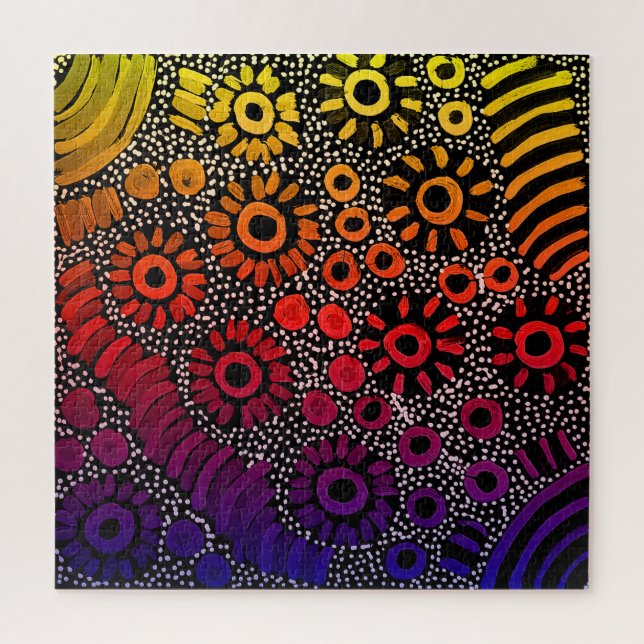 Puzzle Artista aborigen centroaustraliano Naomi Price (Vertical)