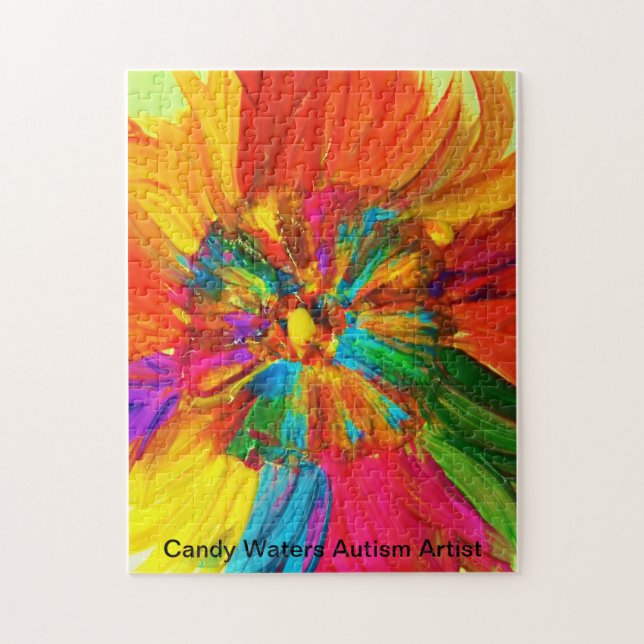 Puzzle Artista de autismo Candy Waters (Vertical)