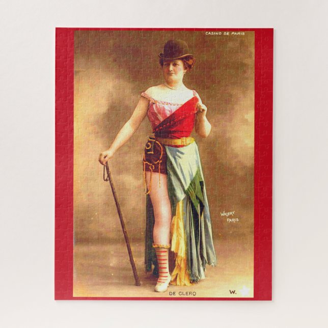 Puzzle Artista de De Clercq en el Casino de París en los  (Vertical)