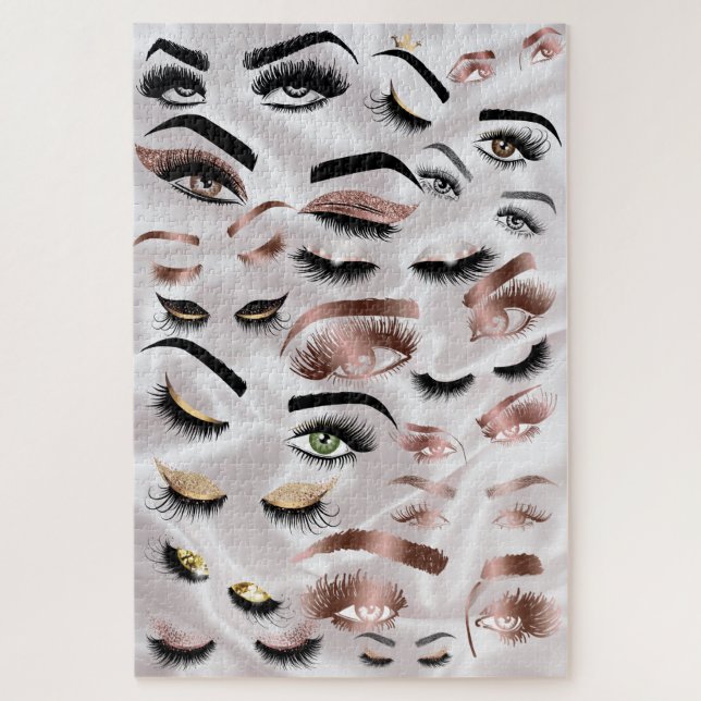 Puzzle Artista de maquillaje de Wink Eyes (Vertical)