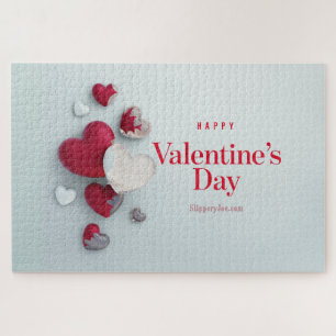 Puzzle artista del diseño moderno del Día de San Valentín