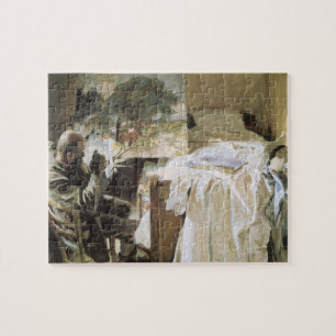 Puzzle Artista en su estudio de John Singer Sargent