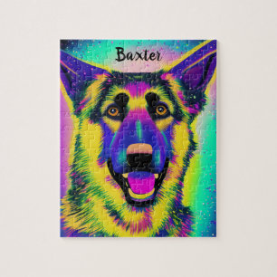 Puzzle Artista pop de Shepard Confetti alemán con nombre 