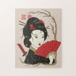 Puzzle Artistas japoneses de Geisha