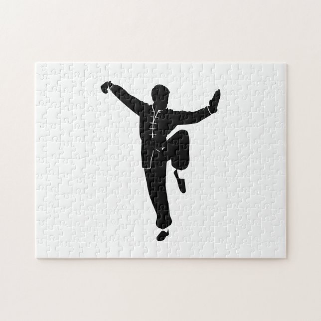 Puzzle Artistas marciales - Elegir color de fondo (Horizontal)