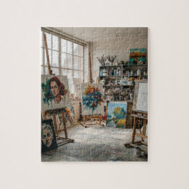 Puzzle Artist's studio