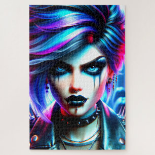 Puzzle Artsy Lady