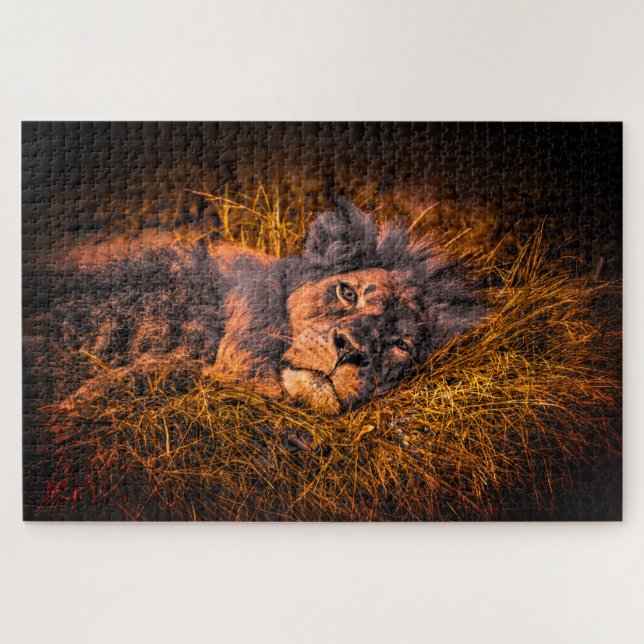 Puzzle Artsy Lion (Horizontal)