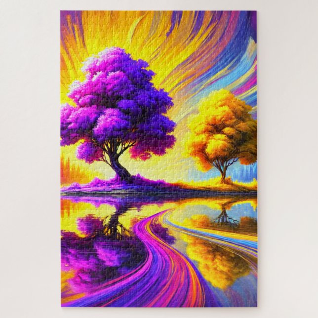 Puzzle Artsy Trees (Vertical)