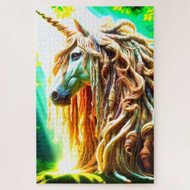 Puzzle Artsy Unicorn (Vertical)