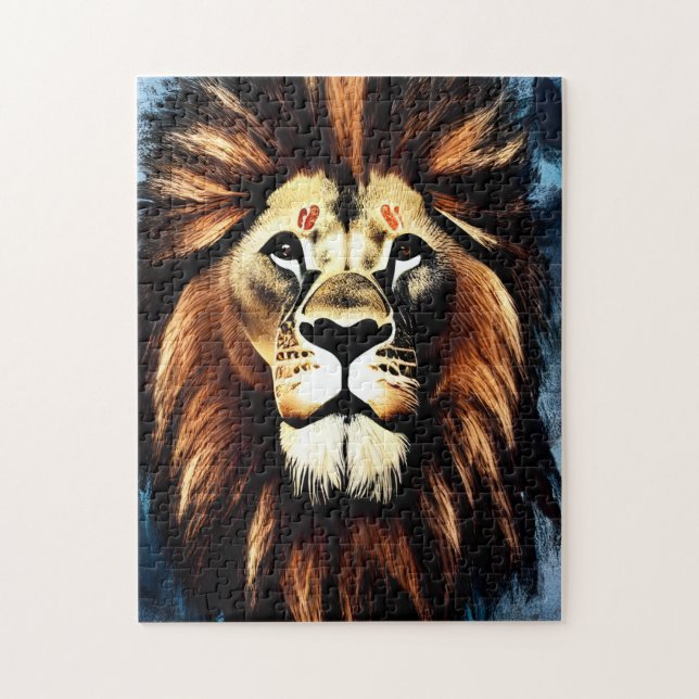 Puzzle Artsy Wild African Lion (Vertical)