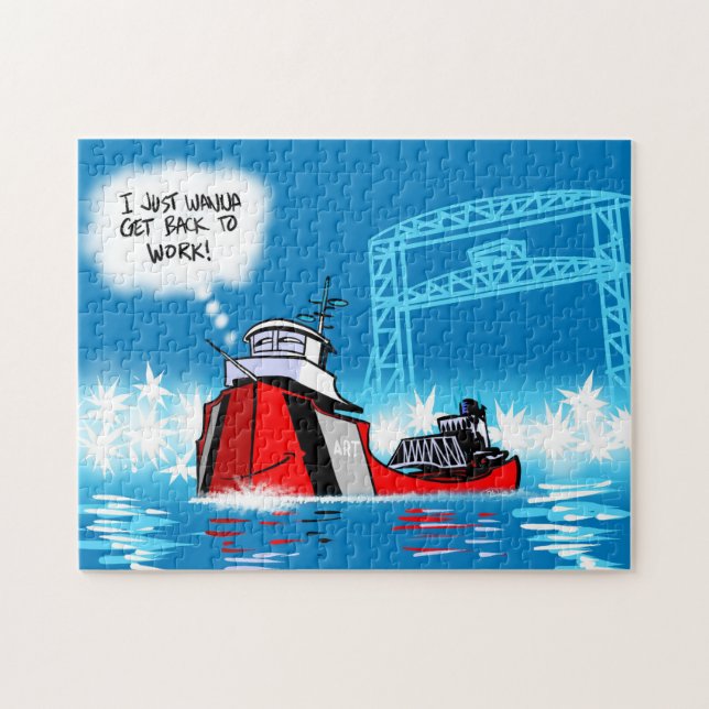 Puzzle Arturo Anderson de nuevo a trabajo (Horizontal)