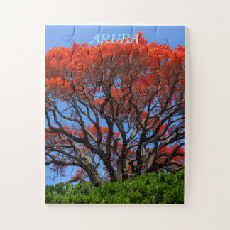 Puzzle Aruba poinciana tree