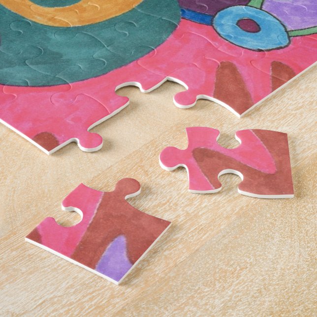 Puzzle "As One" Resumen Poster de arte (Lado)