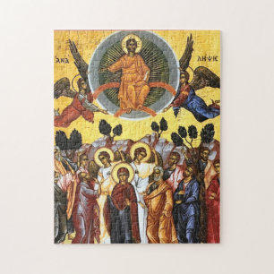 Puzzle Ascensión de Jesucristo Icono cristiano ortodoxo