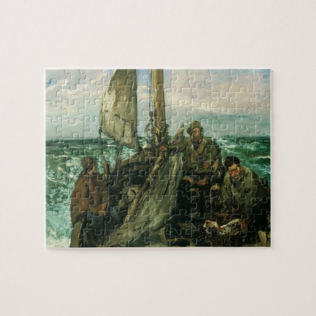 Puzzle Aseos del mar de Edouard Manet, arte de época (Horizontal)
