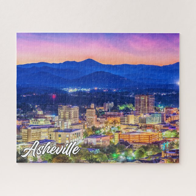 Puzzle Asheville, Carolina del Norte, Estados Unidos (Horizontal)