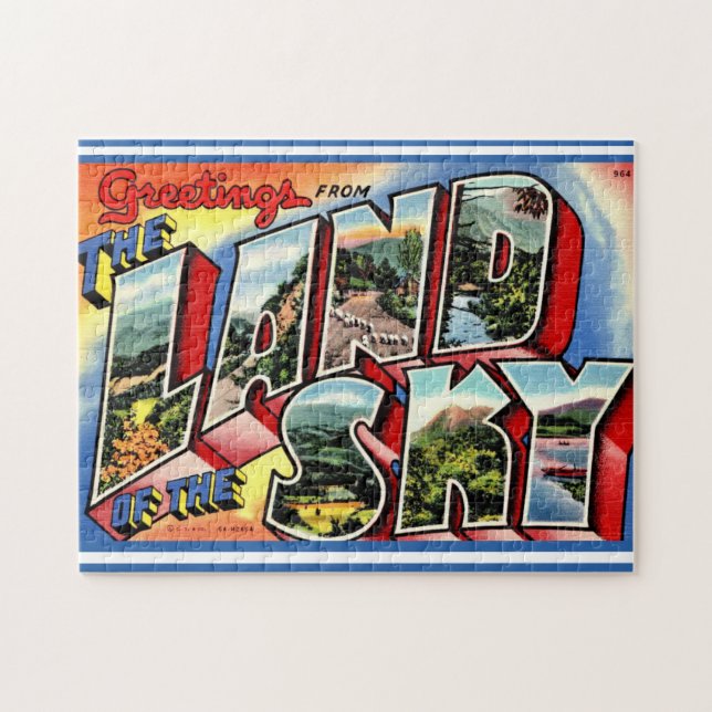Puzzle  Asheville's Land of the Sky 11x14 (Horizontal)