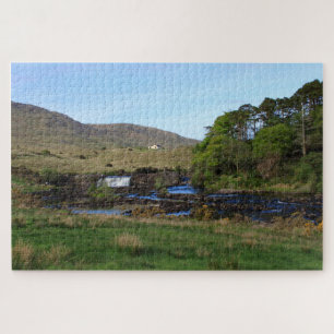 Puzzle Ashleigh Falls, Co. Mayo, Irlanda.