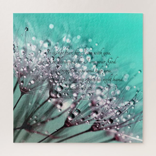 Puzzle Así Que No Tengan Miedo A Isaías 41:10 Verso De La (Vertical)
