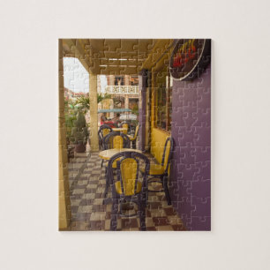 Puzzle Asia, Camboya, Siem Reap, cafetería.