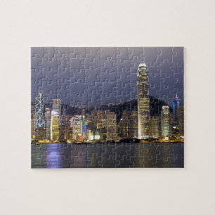 Puzzle Asia, China, Hong Kong, paisaje urbano y 2
