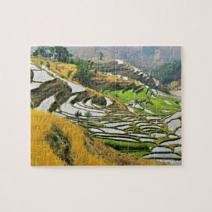 Puzzle Asia, China, Yunnan, Prefectura de Yuxi; Yuanjiang