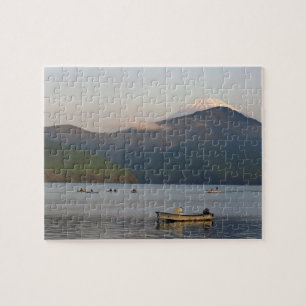 Puzzle Asia, Japón, Hakone. Vistas tempranas de Mt.