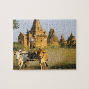 Puzzle Asia, Myanmar (Birmania), Bagan (Pagan). Un carro 