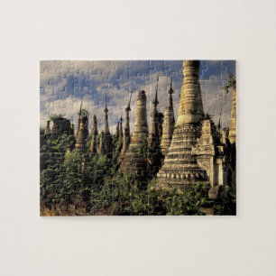 Puzzle Asia, Myanmar, Lago Inle. Antiguas ruinas de