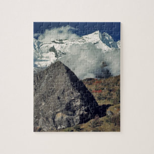 Puzzle Asia, Nepal, Sagarmatha NP. Una oración budista