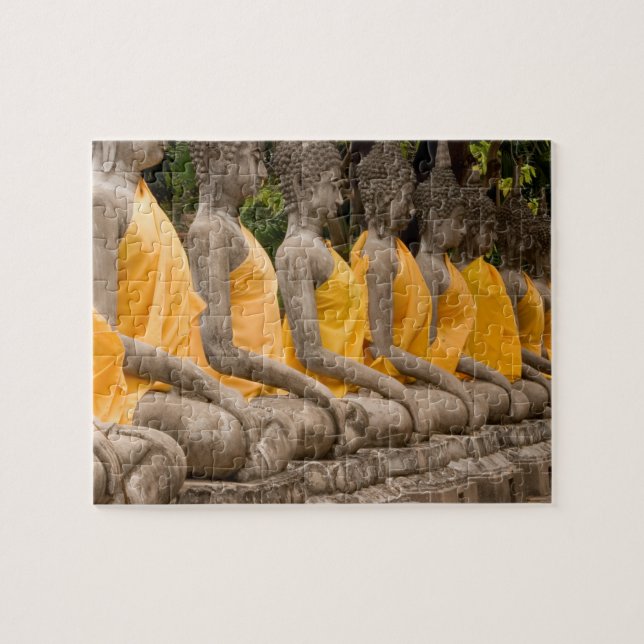 Puzzle Asia, Tailandia, Siam, Budas en Ayutthaya (Horizontal)
