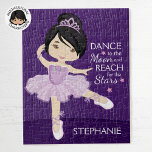 Puzzle Asian Ballerina<br><div class="desc">Personalize Multicultural Ballerina puzzle. Please check out more of my personalized Ballerina gifts.</div>