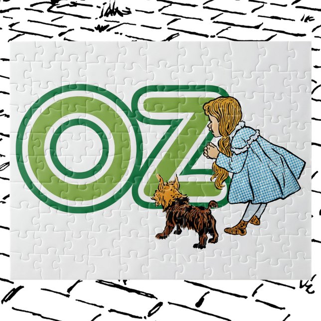 Puzzle Asistente de cosecha de Oz Dorothy Toto con letras (Subido por el creador)