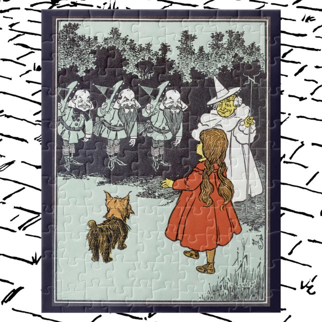 Puzzle Asistente de cosecha de Oz Dorothy Toto Glinda Mun (Subido por el creador)