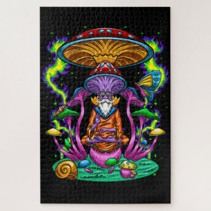 Puzzle Asistente para hongos Trippy Pyschedelic