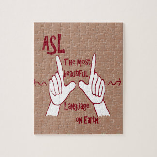 Puzzle ASL la lengua más hermosa